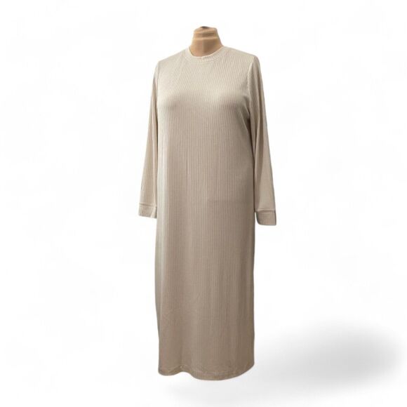Old Navy Dresses & Skirts - OLD NAVY Rib-Knit Maxi Shift Dress, Wish Bone, Size 2X